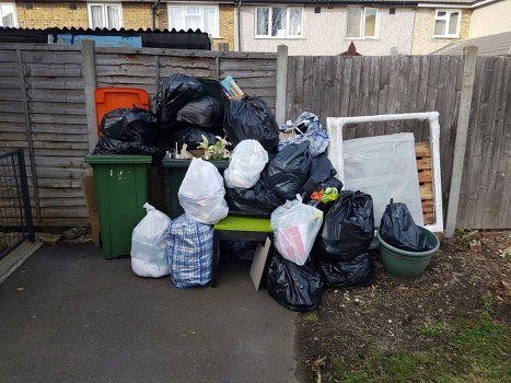 Professional house clearance team at work in Wimbledon Park