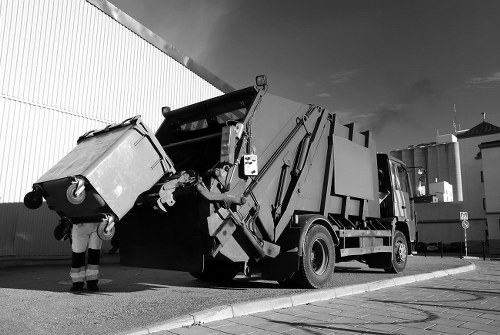 Assorted items being cleared from a home