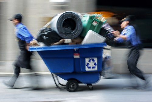 House clearance process in South West London with organized sorting