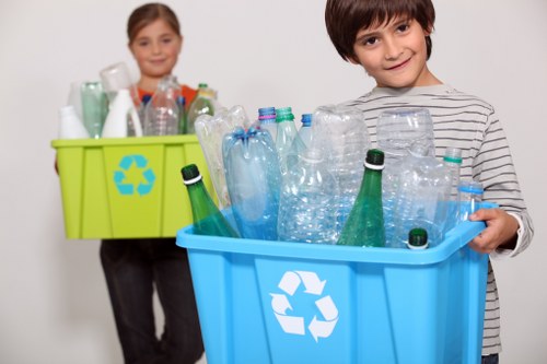 Recycling center in South London